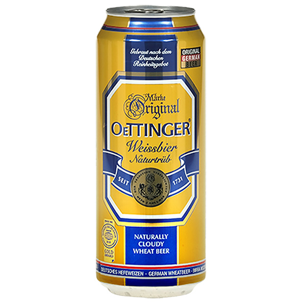 Cerveza Oettinger Weissbier Naturtrüb 500Ml