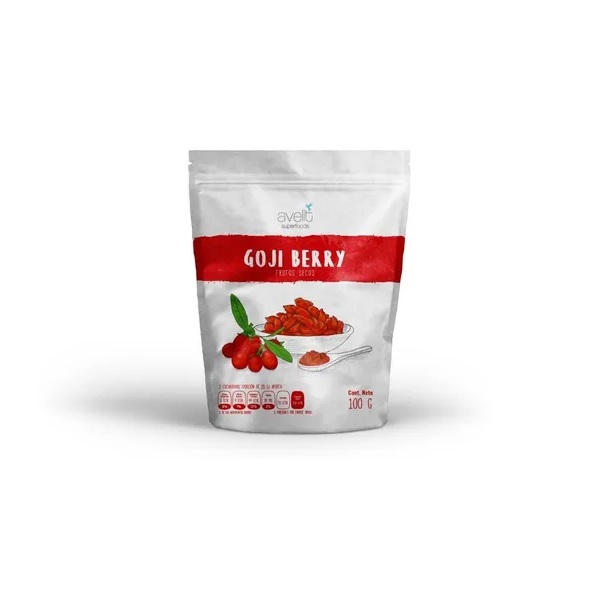 Goji Berry Frutos Secos Avelit Superfoods 100 Gr