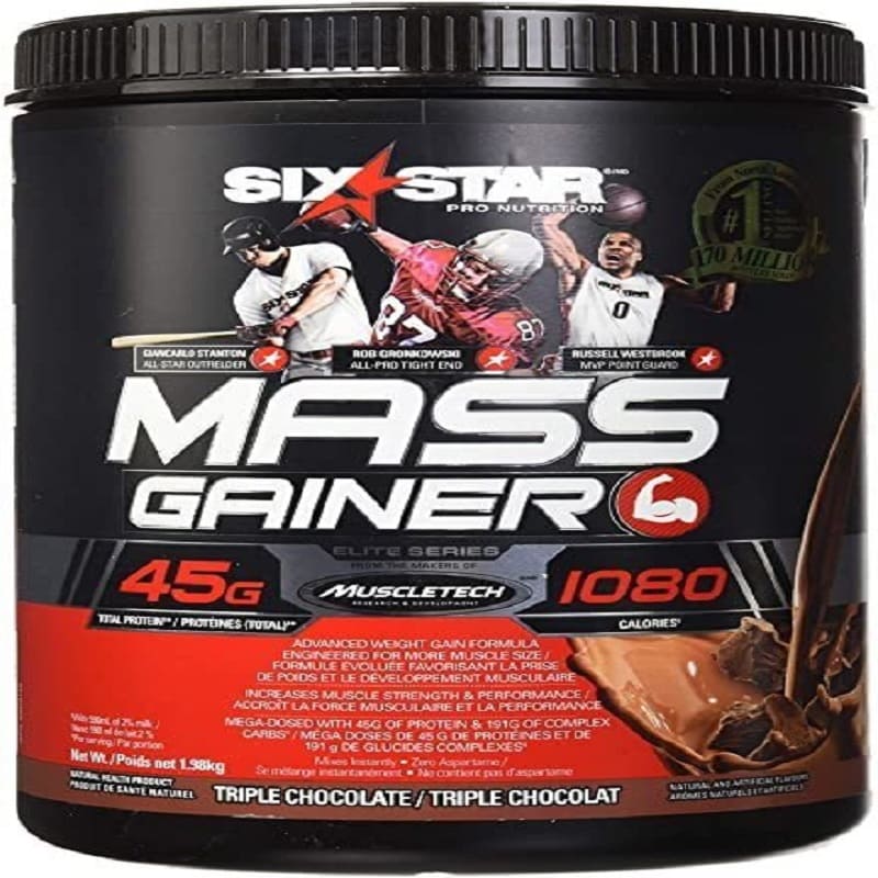 Six Star Mass Gainer Triple Chocolate 4 Lbs 3087