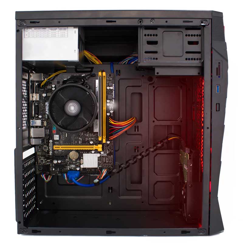 Xtreme PC Gamer AMD Radeon Vega 8 Ryzen 3 8GB 1TB Monitor 21.5 WIFI