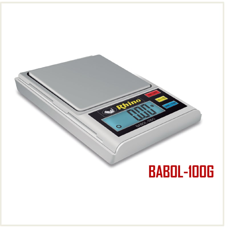 Báscula de Precisión Modelo BABOL-100G Marca Rhino