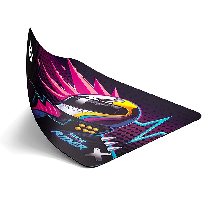 Mouse Pad, Steelseries Qck, Gaming Surface, Neon Rider, Alfombrilla 