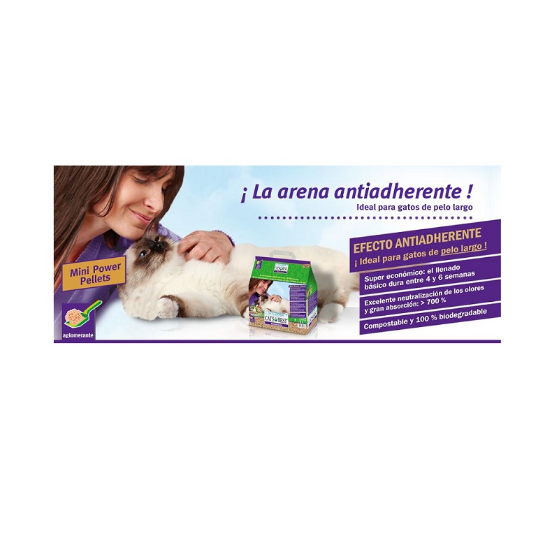 Arena Gato Cats Best Biodegradable 2.5 Kg. Nature Gold