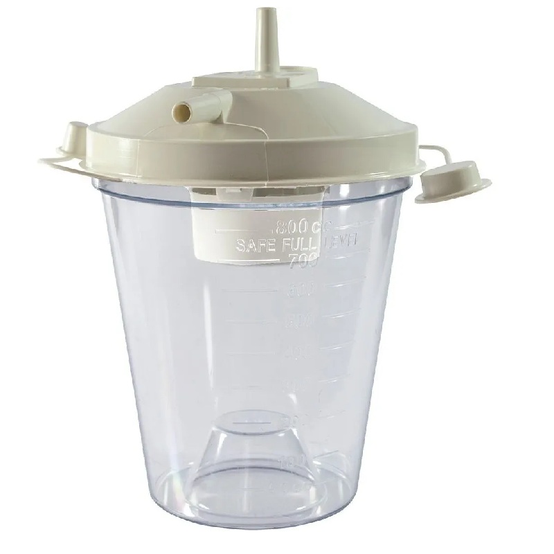 Vaso Recolector Para Aspirador De Secreciones 800Cc