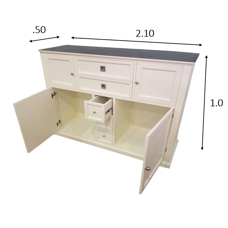 BUFFET CLASICO ESTILO INGLES para COMEDOR POLTRONE