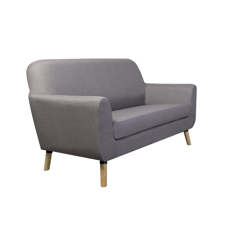 Sofa de 2 plazas Arizona Gris claro - Kessa