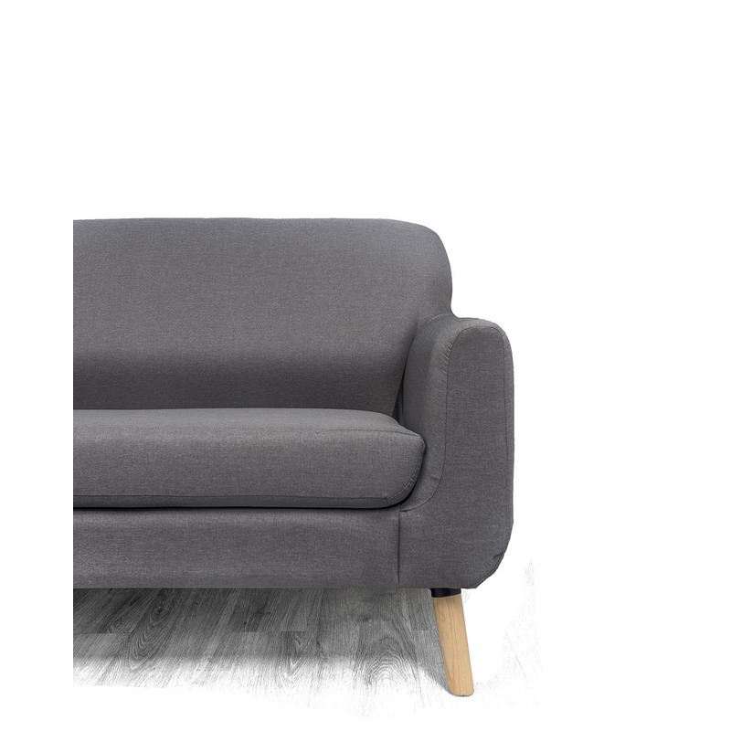 Sofa de 2 plazas Arizona Gris claro - Kessa