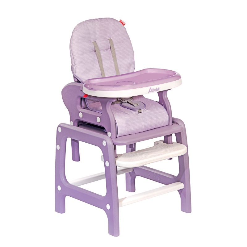 Silla Alta Periquera Multiconfort D´Bebe Morado-Lila