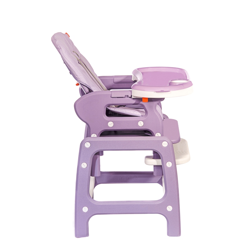 Silla Alta Periquera Multiconfort D´Bebe Morado-Lila