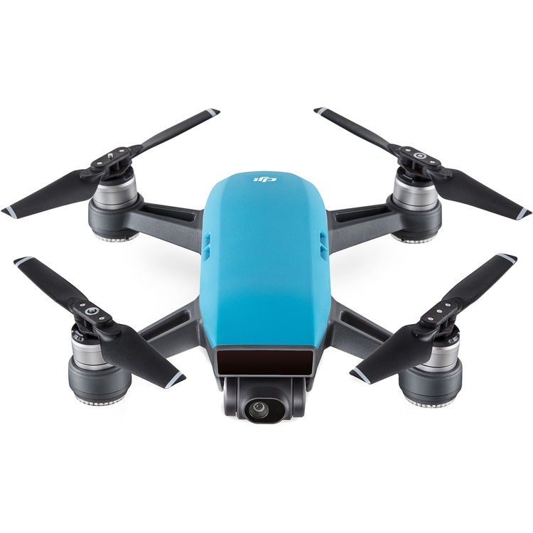 Drone dji spark fly more combo con camara 12mp, 4 rotores, 30 metros, azul (cp.pt.000902)
