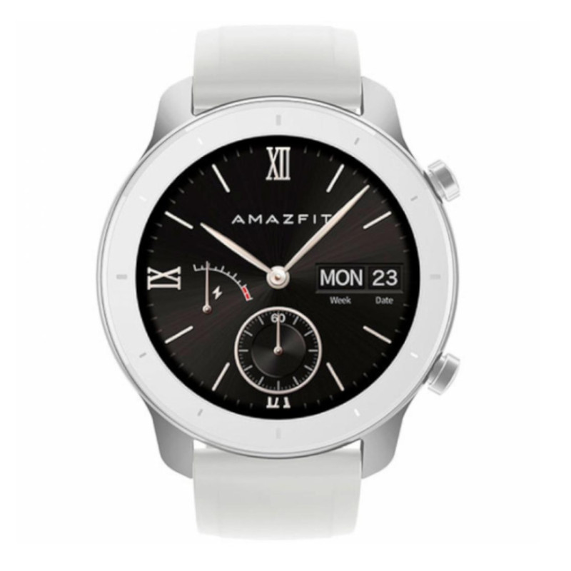 Smartwatch Amazfit GTR 42mm Gps Glonass Blanco Luna