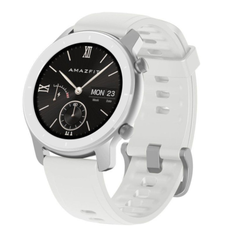 Smartwatch Amazfit GTR 42mm Gps Glonass Blanco Luna