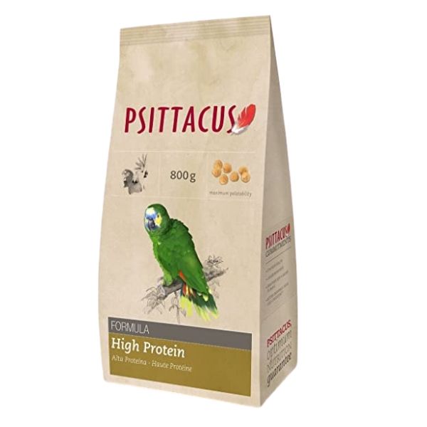CROQUETA PARA LORO PSITTACUS ALTA PROTEINA 800 GRMS PSITTACUS