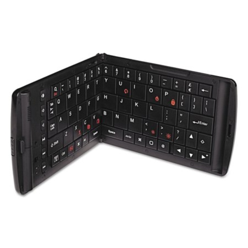 Teclado Verbatim móvil inalámbrico Bluetooth  plegable - Negro 97537