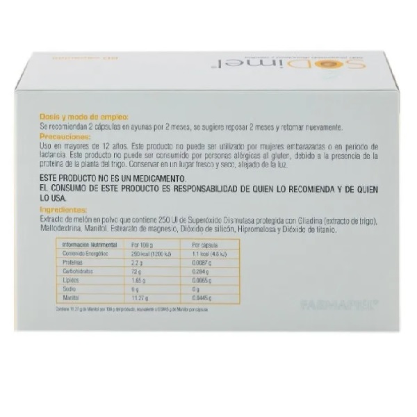 Sodimel 30 Caps. Antioxidante