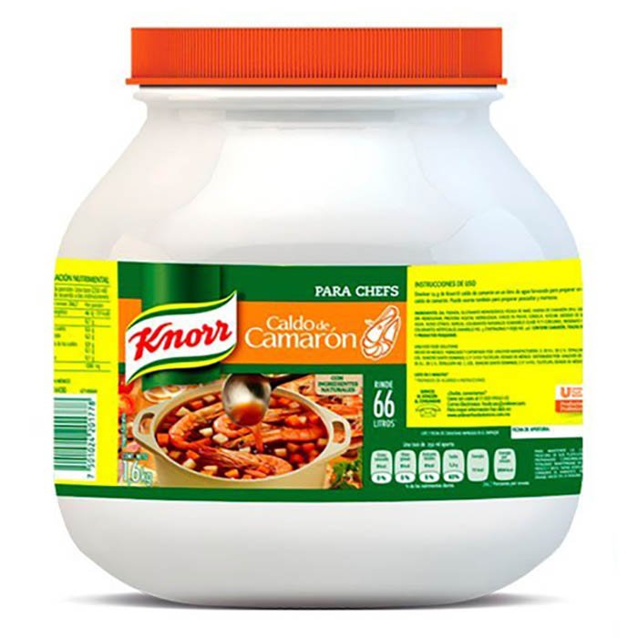 Caldo de camarón, Knorr Tarro de 1.6 Kg