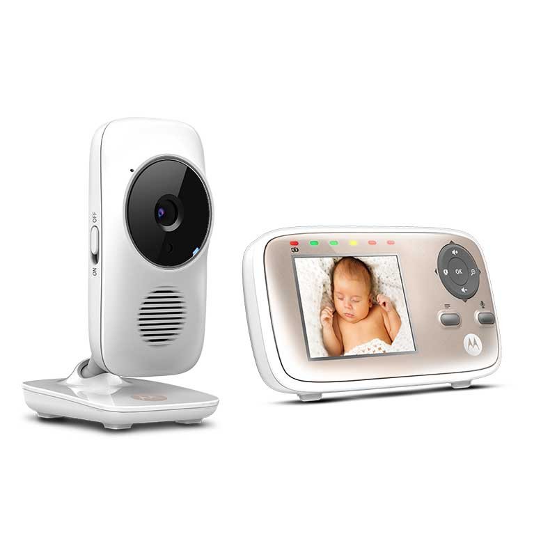 "Monitor  de video Wi Fi para bebé con  visualización en smartphones y pantalla para el padre  motorola MBP667"
