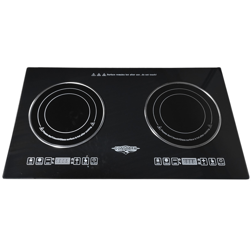 Parrilla Electrica Vitroceramica 2 Quemadores Cristal Touch Estufa  110 V 