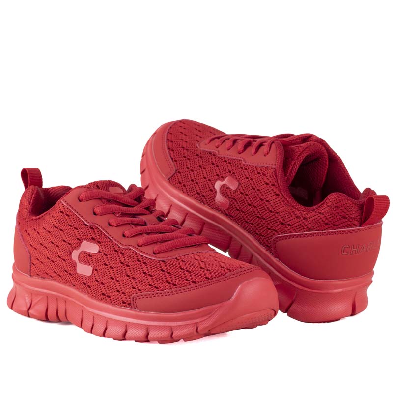 TENIS CHARLY DEPORTIVO ROJOS MOD.1029351 LIGERO