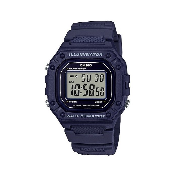 Reloj CASIO Unisex Azul Digital