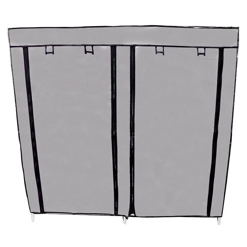 Zapatera Closet Organizador Zapatos 36 Pares Compartimientos Ropa Gris