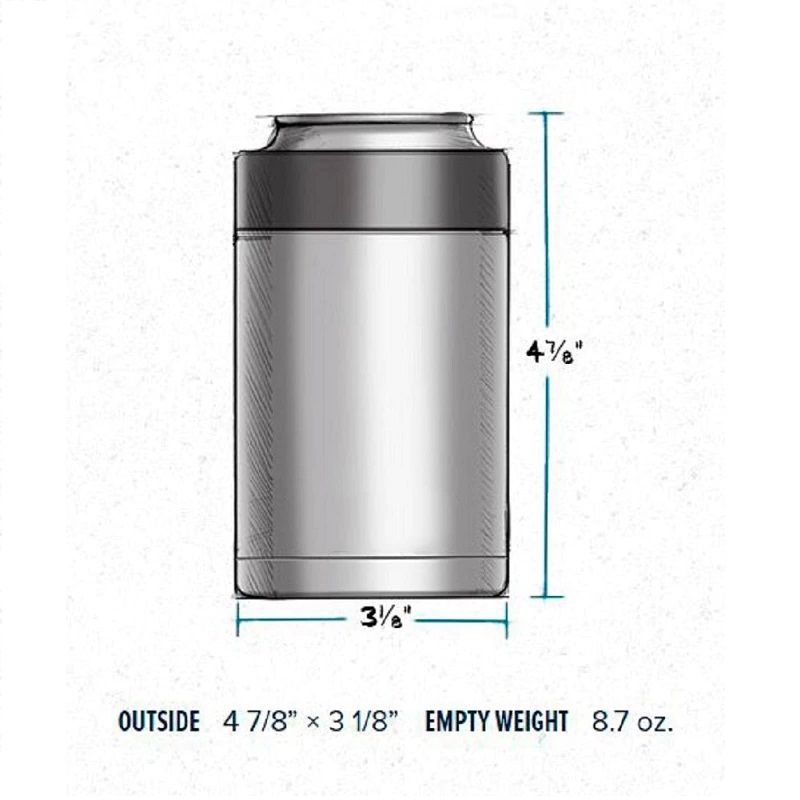  Pack 2 Termo Yeti Porta Latas 12 Oz Acero Inoxidable