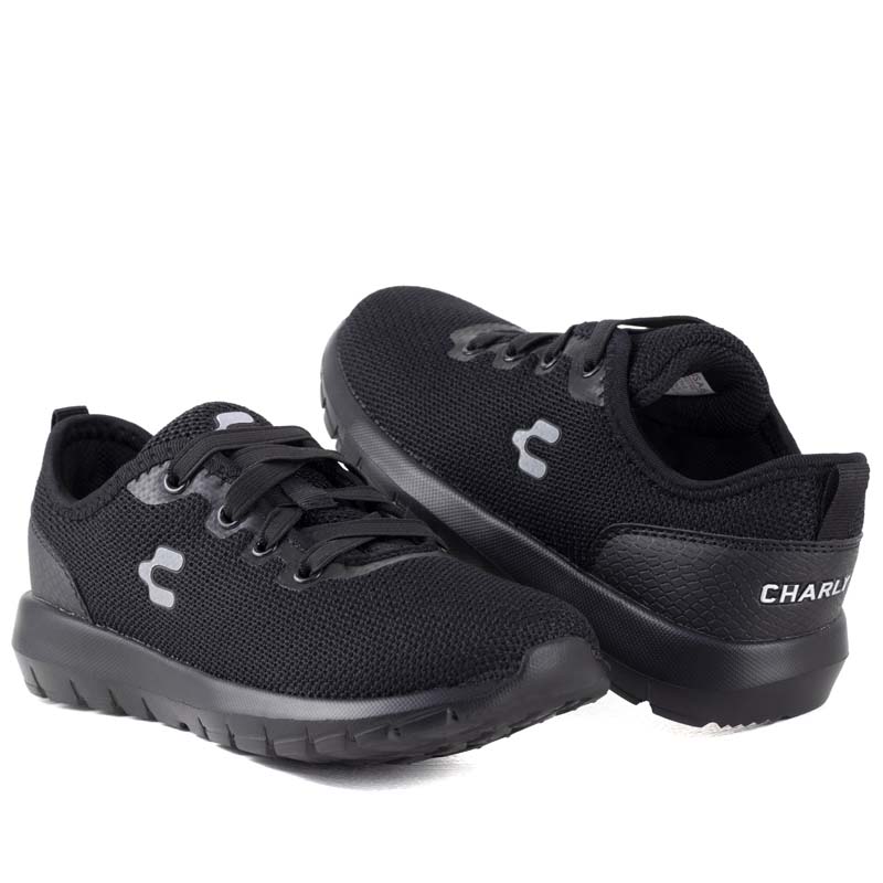 TENIS CHARLY NEGROS PARA DAMA MOD.1042198