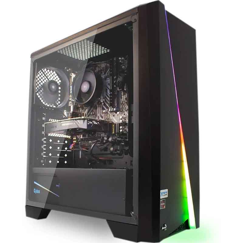 Xtreme PC Gamer GeForce GTX 1050 ti Ryzen 5 8GB SSD 240GB 1Tb Rgb 