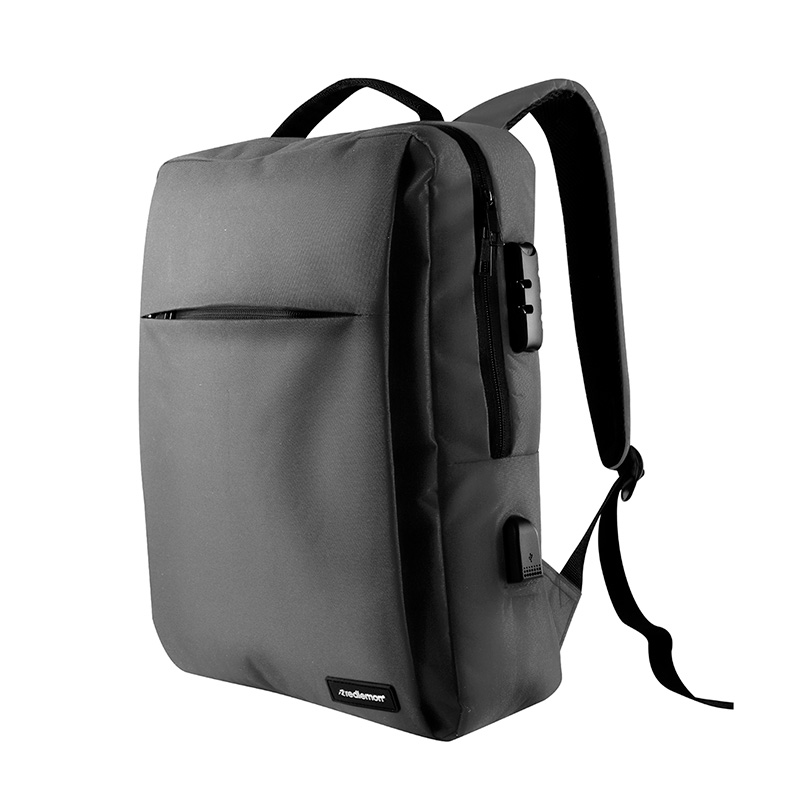 Redlemon Mochila para Laptop Antirrobo con Candado, Puerto USB para Power Bank no incluida, Resistente al Agua, Múltiples Compartimentos, Bolsillos Ocultos, Cómoda y Ligera, Ideal para Viajes