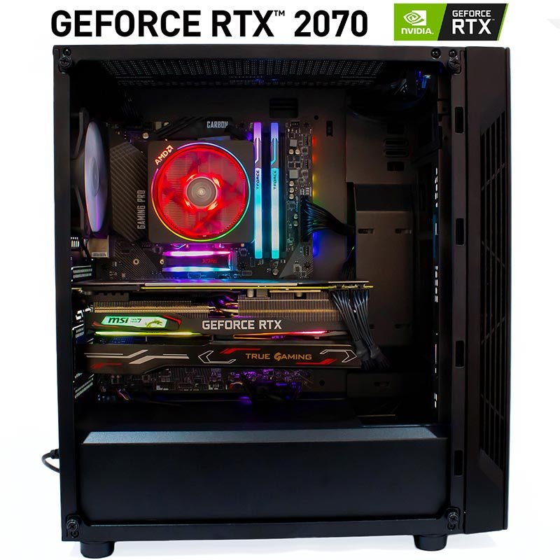 Xtreme Pc Gamer MSI GeForce RTX 2070 SUPER Ryzen 7 16Gb SSD 512GB 2Tb RGB 