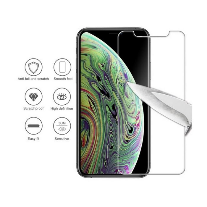 Mica + Funda iPhone 11 Pro Max Uso Rudo Transparente