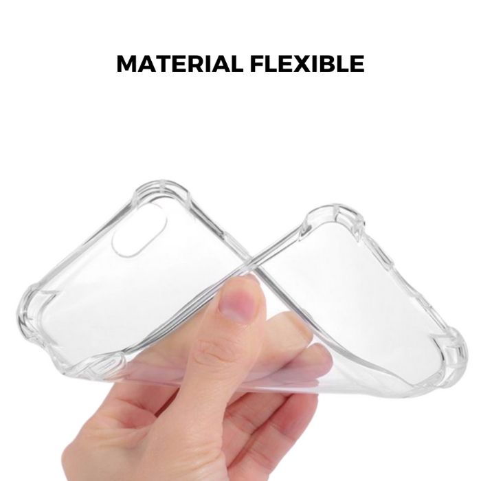 Mica + Funda iPhone 11 Pro Max Uso Rudo Transparente