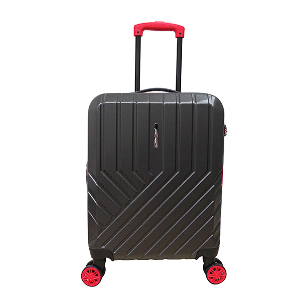 Maleta Rigida 20" Interlaken Gris con Rojo - Peak Tour