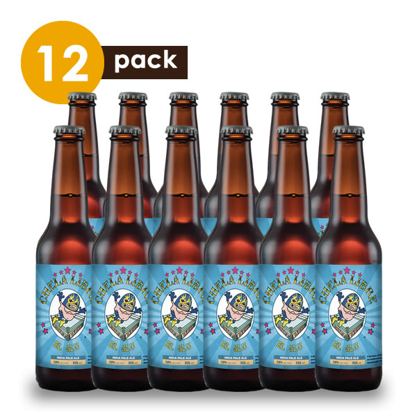 Cerveza Artesanal Chela Libre El Glu Cervexxa Beerpack 12