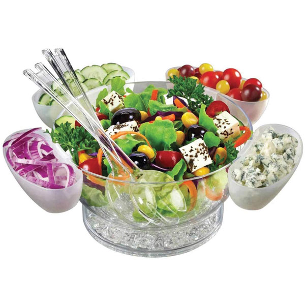 SWISSLAND BOWL CIRCULAR CON LATERALES, 8 PIEZAS