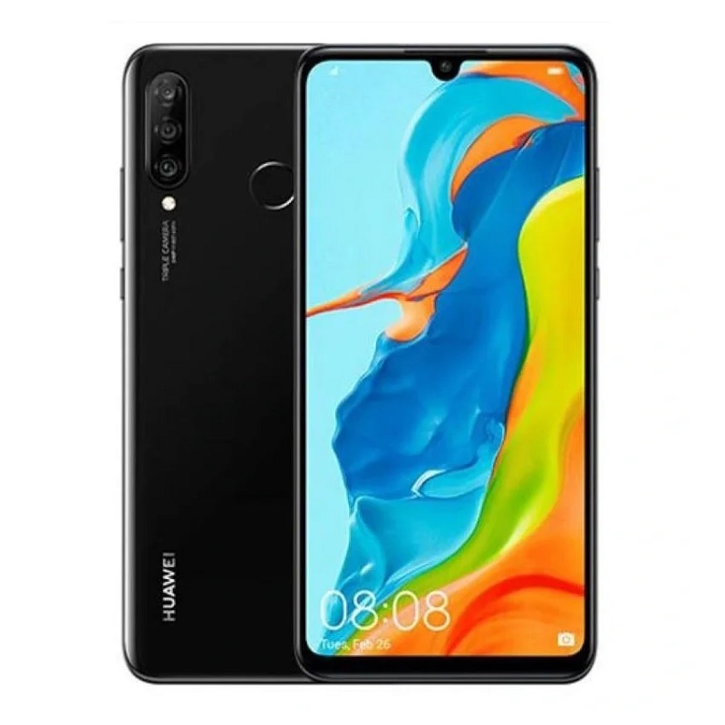 Celular Huawei P30 Lite Nacional 6.1" 4GB RAM + 128GB triple cámara - Negro