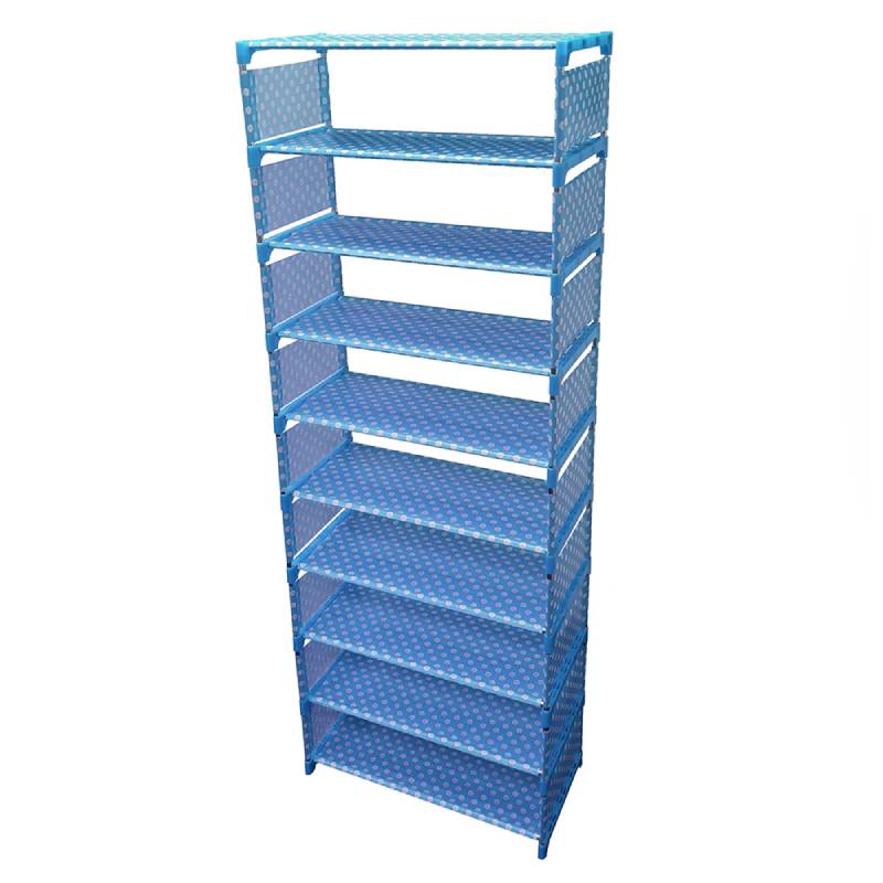 Rack Zapatera Zapatero Librero Moderna Organizador Zapatos AZUL