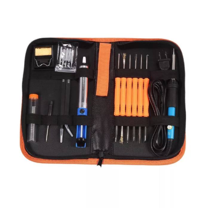 60w Kit Cautin Para Soldar Cautines Lapiz Puntas Punto Fino