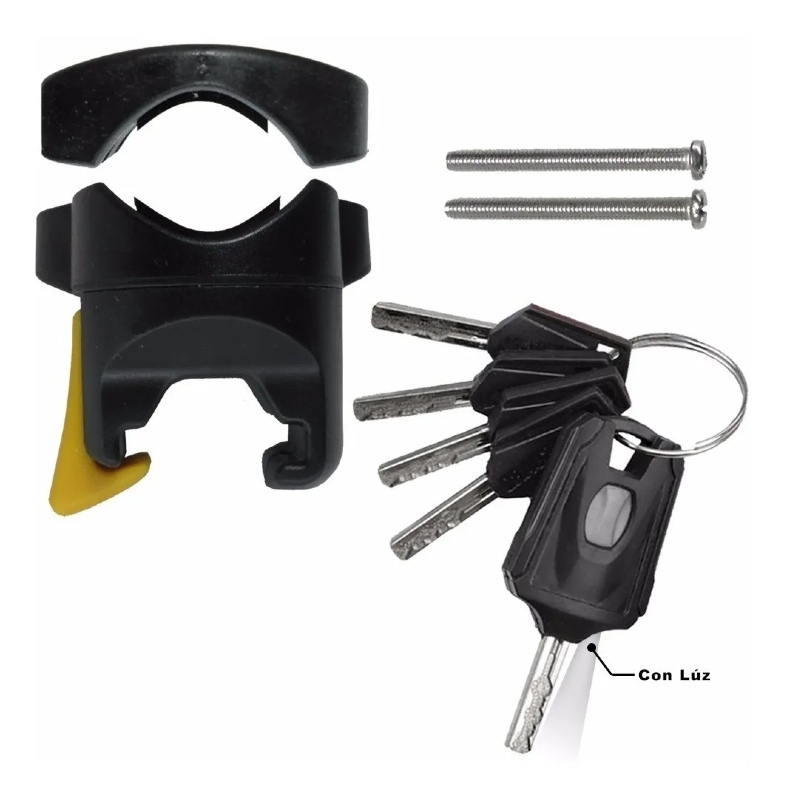 Candado OnGuard 8005 Bicicleta o Moto U-Lock Con Cable Nivel Seguridad 85 Grillete de 14mm