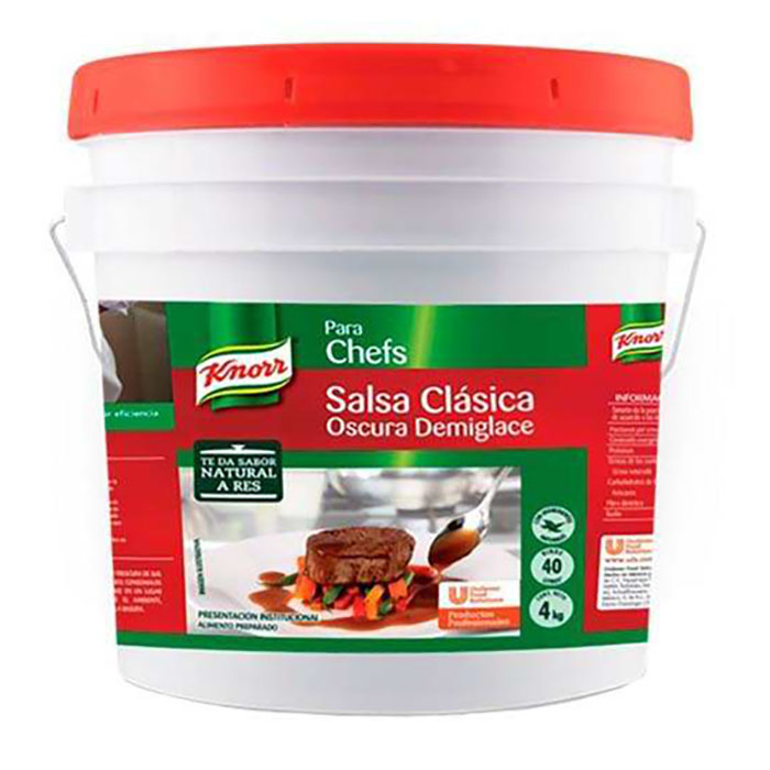 Salsa Demiglace Cub. 4 Kg. Knorr