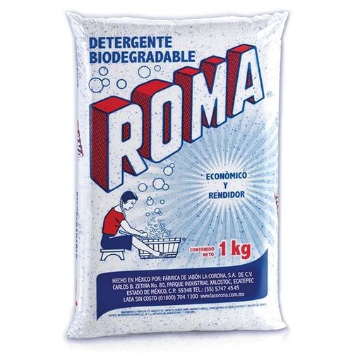 Detergente Roma caja de 10 de 1 Kg.
