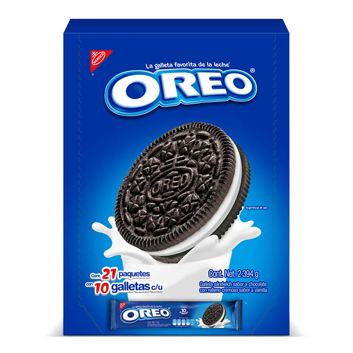 Galletas Oreo 21 Paquetes de 10 galletas 2.394 Kg