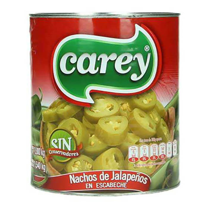 Chiles nachos Carey Lata de 2.8 Kg
