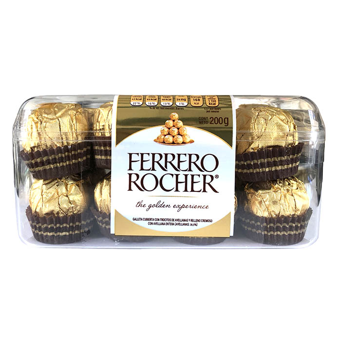 Chocolate Ferrero Rocher Estuche de 16 pz 