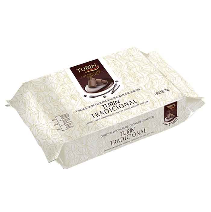 Chocolate Blanco Cobertura Turin Marqueta de 1 Kg