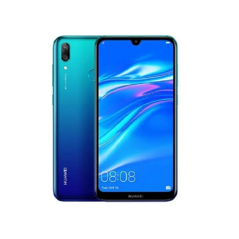 Celular Huawei Y7 2019 6.2" Dual SIM 3GB RAM + 32GB Cámara 13MP Azul