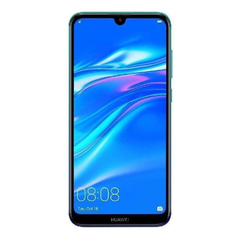 Celular Huawei Y7 2019 6.2" Dual SIM 3GB RAM + 32GB Cámara 13MP Azul