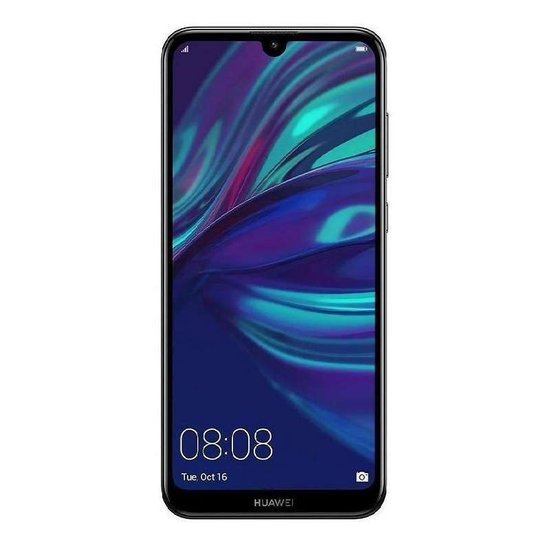 Celular Huawei Y7 2019 6.2" Dual SIM 3GB RAM + 32GB Cámara 13MP Negro