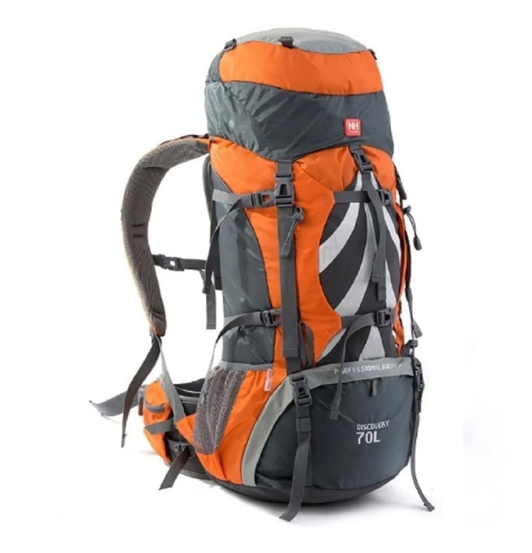 Mochila Montaña Campismo Naturehike 70+5L Con Funda Impermeable