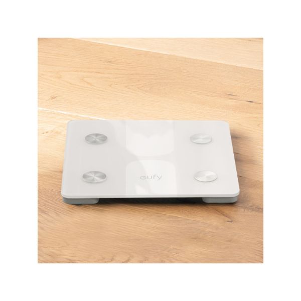 Báscula Inteligente Anker C1 Bluetooth Apple Health Google Fit Fitbit - Blanca